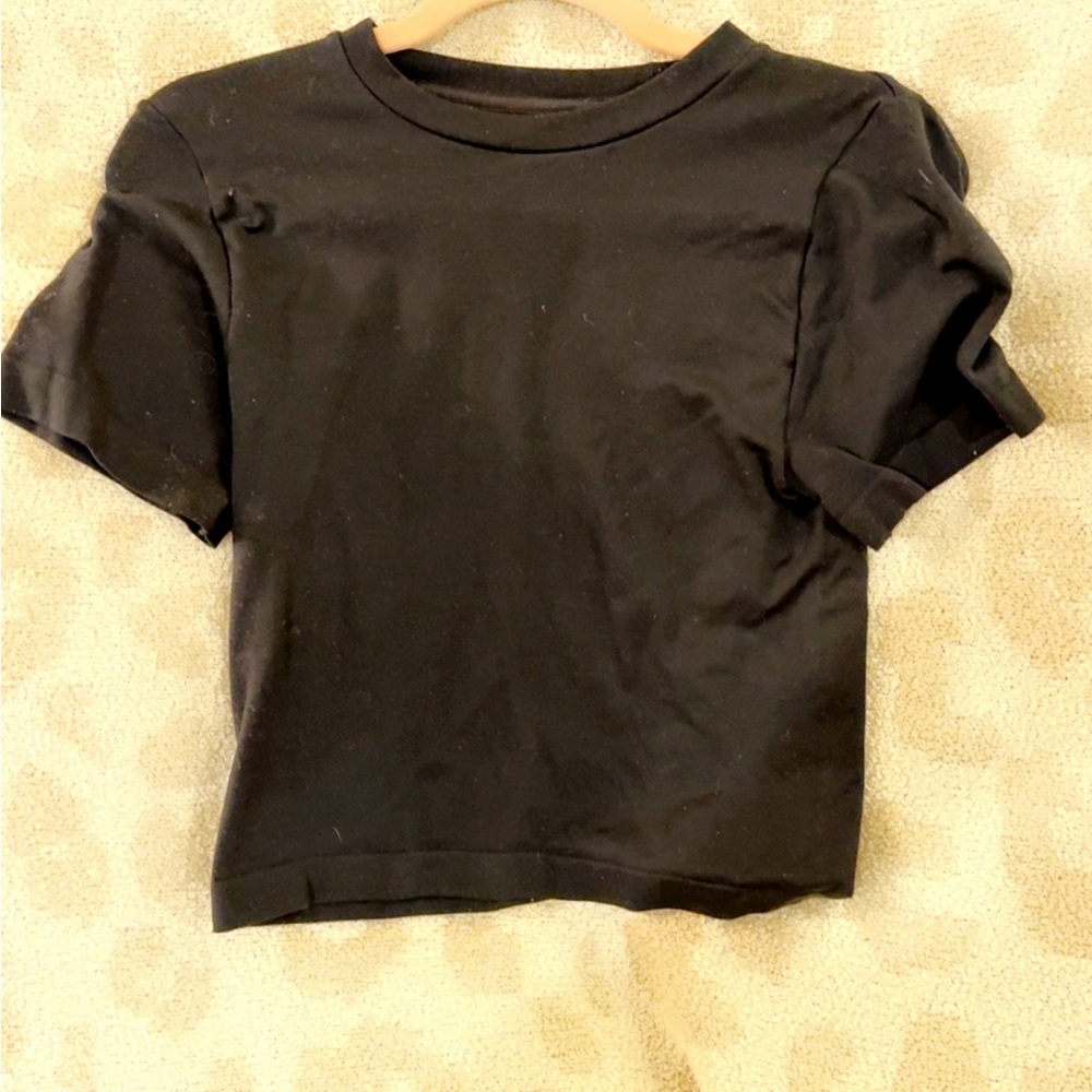 a new day Black Short Sleeve Tee (Womens)